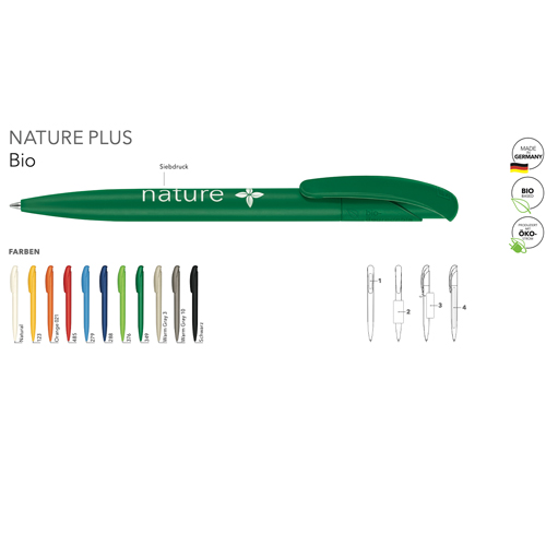Senator Nature Plus Bio Kugelschreiber Werbemittel Senator Nature Plus Bio Kugelschreiber Werbemittel